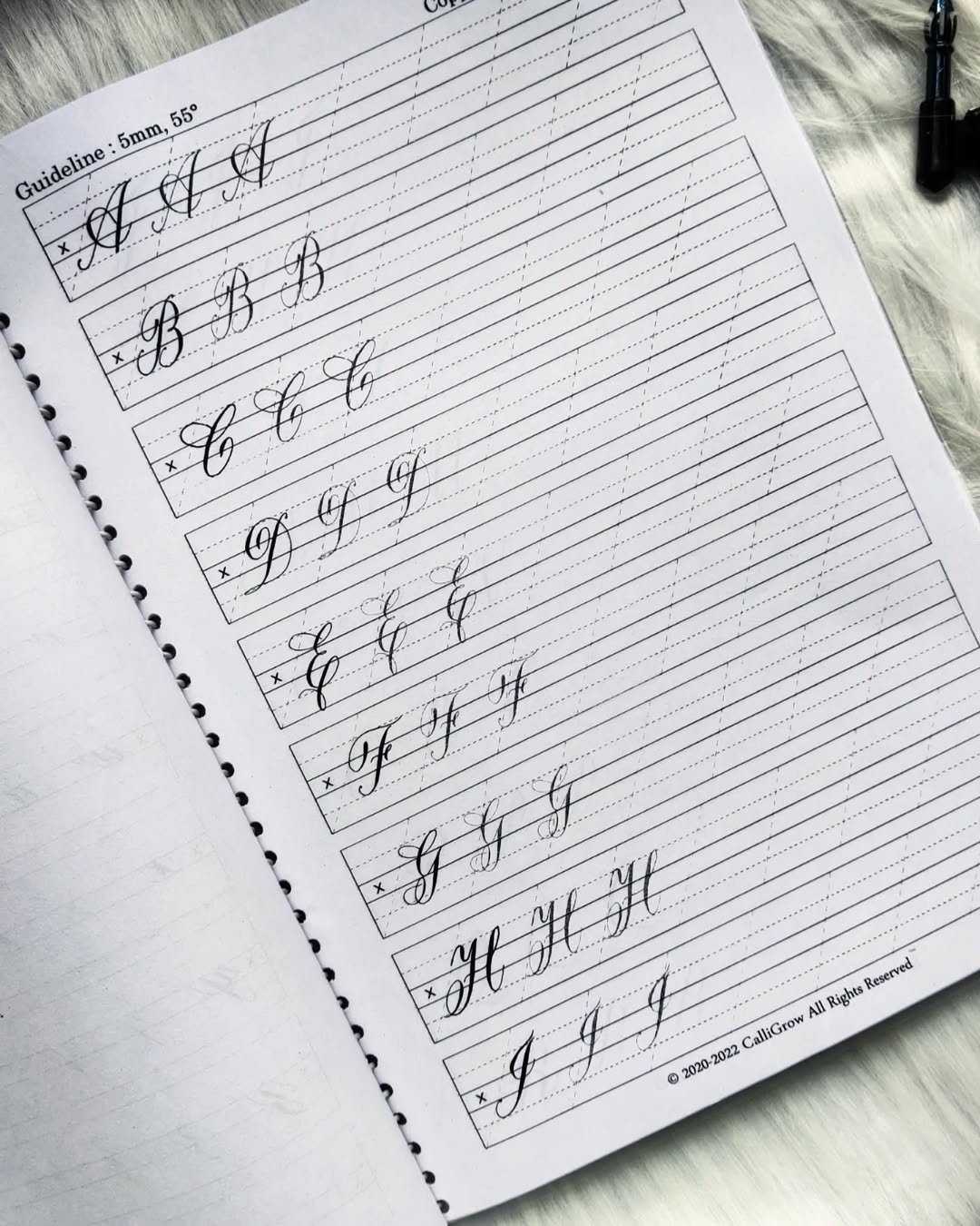 copperplate worksheet innerpage